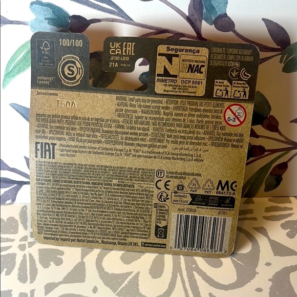 NIB Matchbox 2024 Fiat Topolino Vehicle Toy NWT Mint Green New - Picture 4 of 10